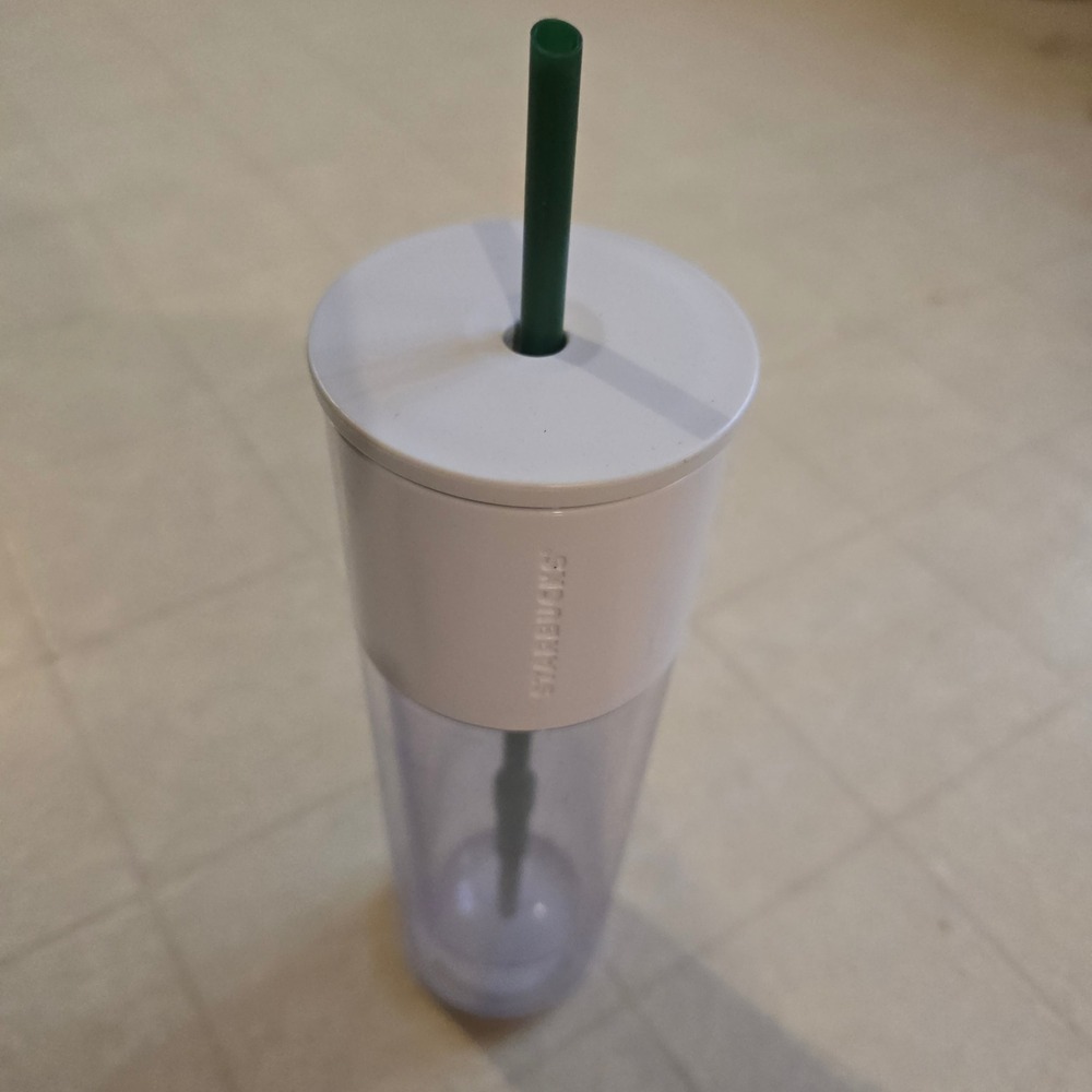 Starbucks 2012 Mark It Tumbler 16oz Cold Cup Double Wall Retired Rare